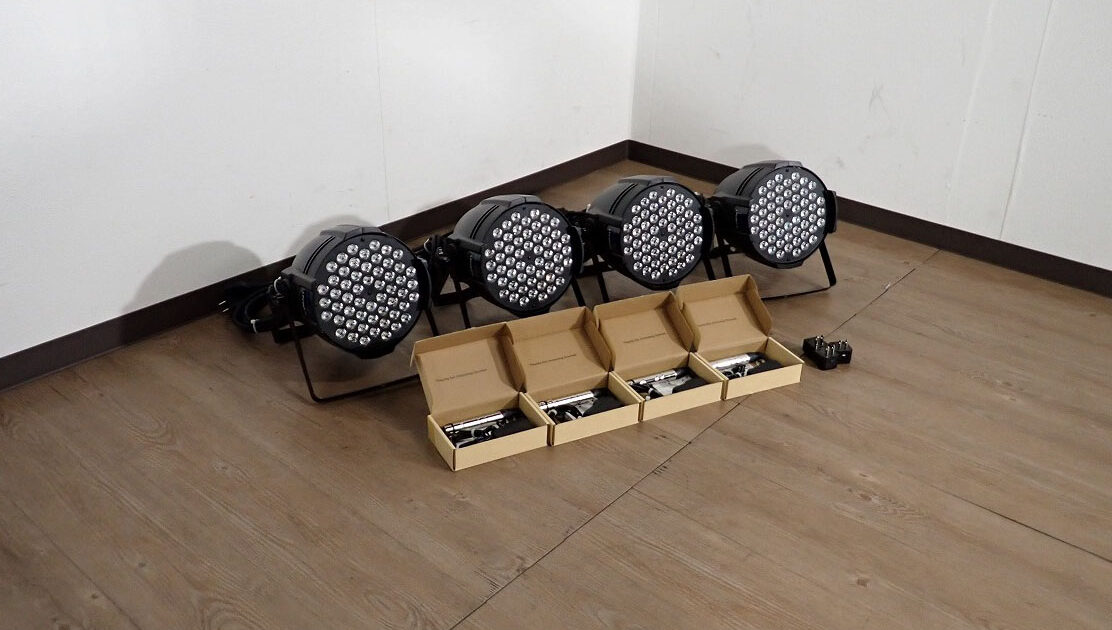 舞台照明 ビートッパー LPC007-H BETOPPER 4台 LED スポットライト 演出 高輝度 音声連動 ライブ ステージ パーティ カラオケ