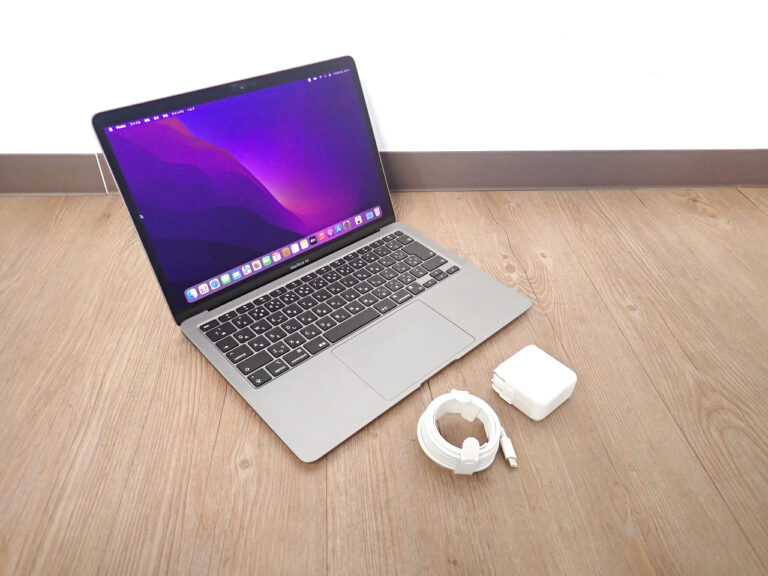 ノートパソコン Apple MGN73J/A アップル MacBook Air macOS Monterey Apple M1チップ 8コア メモリ 8GB SSD 500GB 13.3インチ