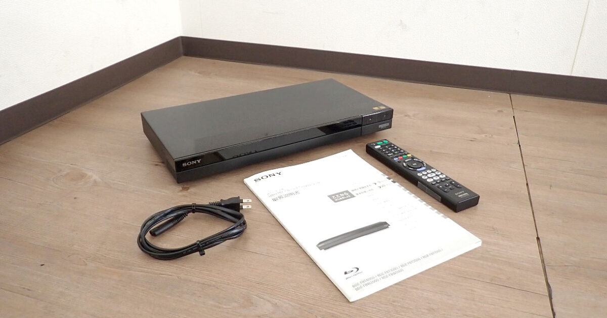 ブルーレイ BDZ-FBT3000 SONY ソニー 4K対応 ブルーレイディスクレコーダー 3チューナー 3TB 3番組録画