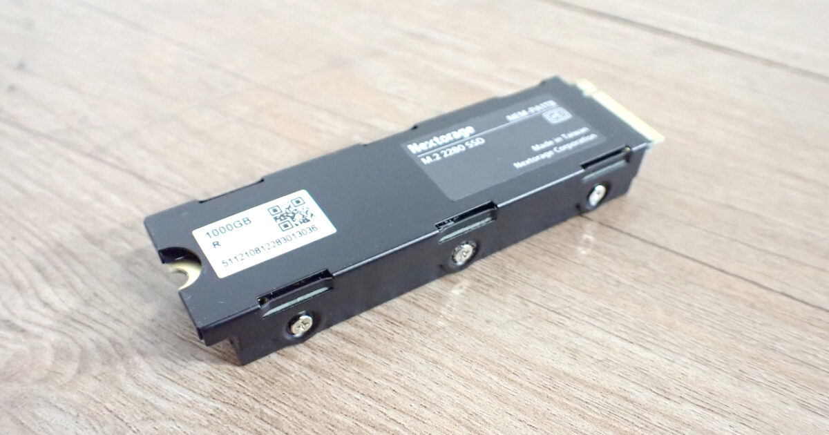 SSD 1TB Nextorage NEM-PA1TB ネクストレージ M.2 2280 PS5 ヒートシンク 一体型