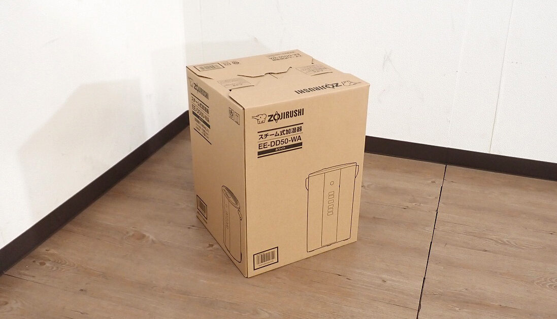 加湿器 ZOJIRUSHI EE-DD50-WA 象印 スチーム式 蒸気式 フィルター不要 加湿能力 480mL/h プレハブ洋室～13畳 和室～8畳 ホワイト