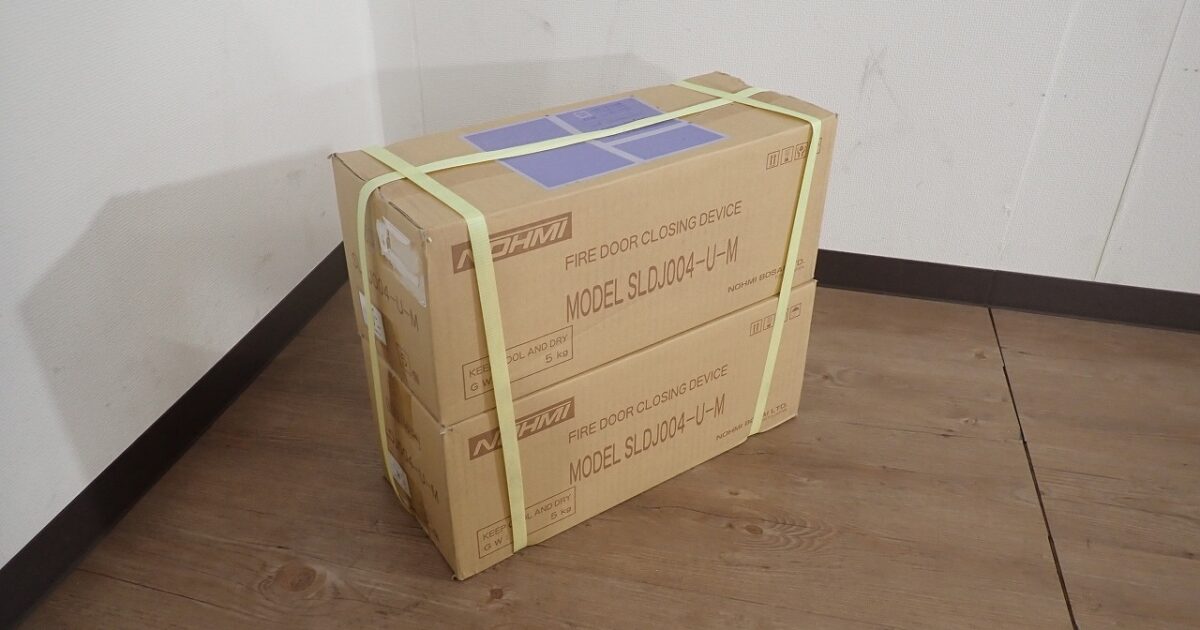 防火戸用自動閉鎖装置 NOHMI SLDJ004-U-M 能美防災 10個セット ラッチ式 通電作動型 無極性 機械的再ロック防止付  連動中継器接続可