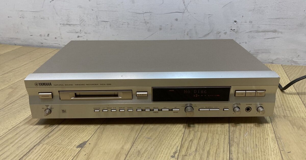 YAMAHA ヤマハ MDデッキ MDX-596 24bitDSP内蔵 ミニディスクプレイヤー MDプレイヤー