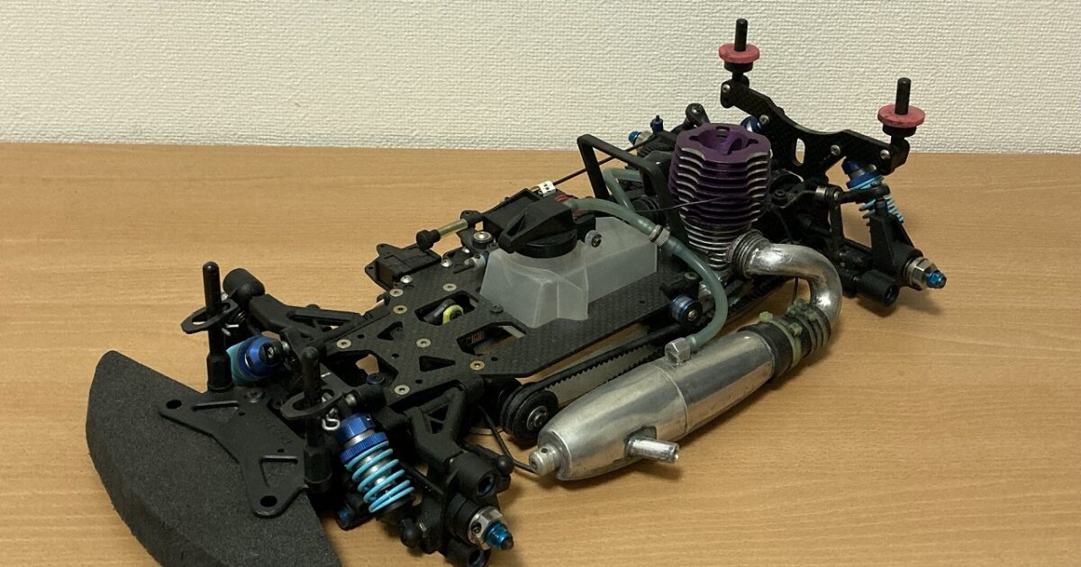 KYOSHO 京商 シャーシ V-ONE RR エンジンラジコン 組み立て済み GPツーリング エンジン サーボ付き
