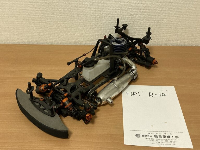 HPI エイチピーアイ エンジン サーボ付き シャーシ R10 OS精機 12TG Ver.II OS製マフラー