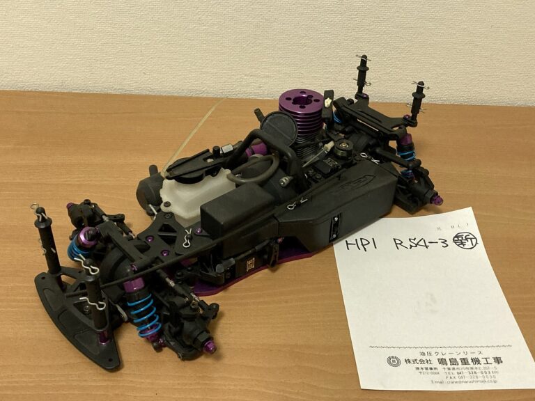 HPI エイチピーアイ エンジン サーボ付き ラジコン シャーシ RS4-3 ナイトロスター15ＦＥエンジン