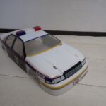PARMA INTERNATIONAL パルマ 警察車両 パトカー OFFICIAL 329 4RIDERS-1FARE 完成品 シボレー 200mm 1/10 ラジコン ボディ
