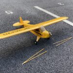PIPER パイパー CUB J-3 NC 26170 エンジンラジコン セスナ JR SEVO NES-511 RS77S 72MHz 完成品