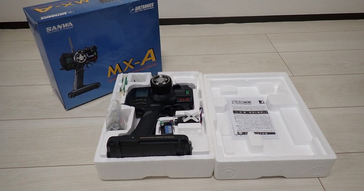 SANWA サンワ プロポ サーボ SRM-102 セット MX-A F2200 AM27M 27MHz RX-231 2ch ナロー対応