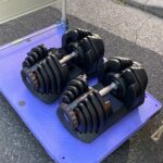 motions モーションズ ダイヤル調整式 可変ダンベル 片方40kg ペア 合計80kg トレーニング プレート