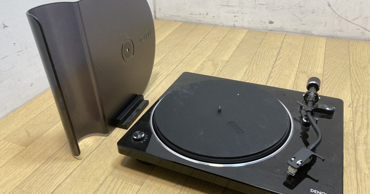 DENON デノン MMカートリッジ対応 フォノイコライザー搭載 マニュアル レコードプレーヤー DP-450USB 箱付き