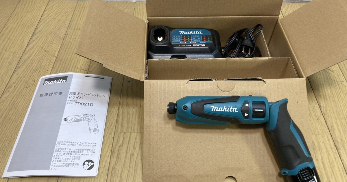 makita マキタ 充電式 ペンインパクトドライバ 7.2V TD021D