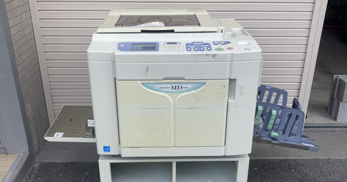 RISO 理想科学工業 RISOGRAPH 輪転機 印刷機 MD6650 A3対応デジタル印刷機