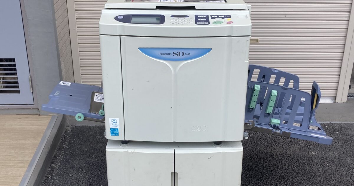 RISO 理想科学工業 RISOGRAPH 輪転機 印刷機 SD5630 A3対応デジタル印刷機