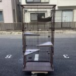 Bonbi ボンビ ウッドワンサークルキャット 3段タイプ 猫ケージ I LOVE PETS アイラブペッツ