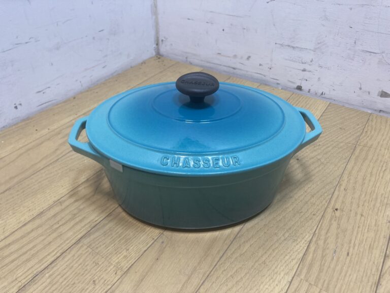 CHASSEUR シャスール オーバルキャセロール 25cm ブルーシエル CH37325 BC