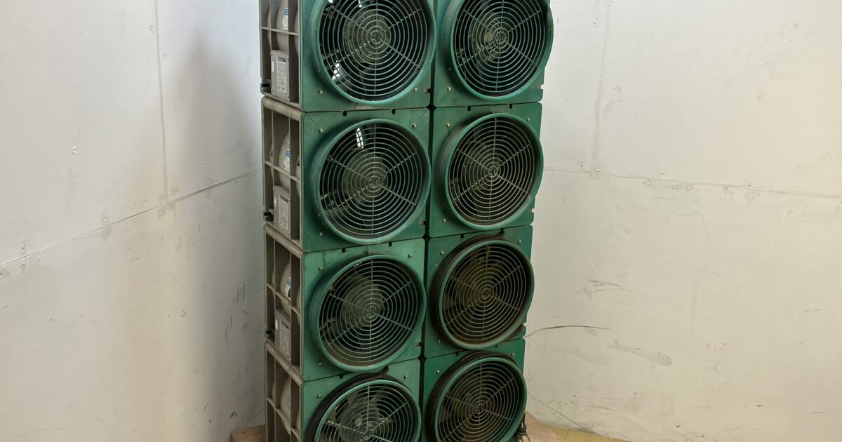 EBARA 荏原製作所 エバラ ポータブルファン 8台セット 100V 送風機 No.3 APM5N