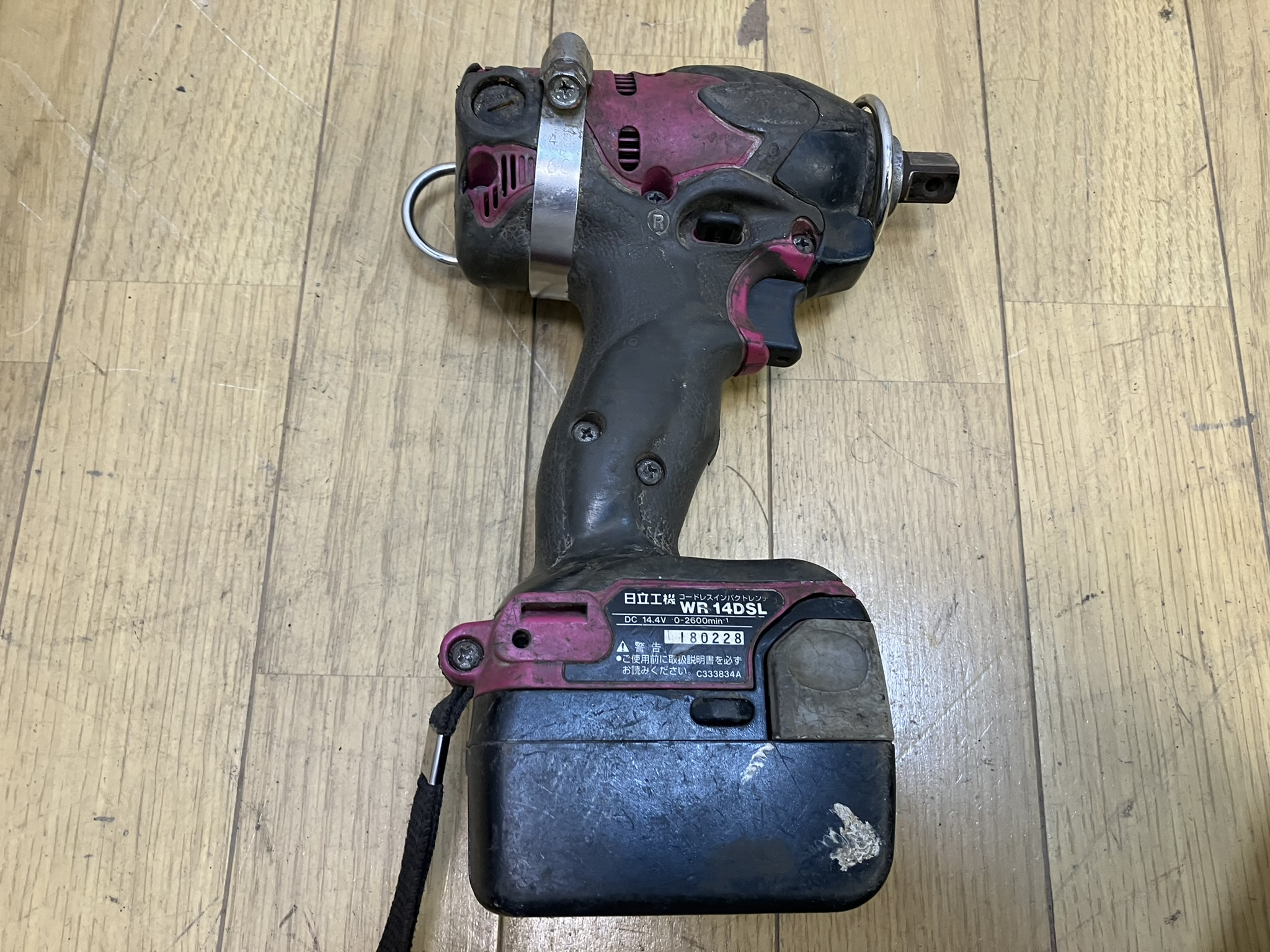 日立　コードレスインパクトレンチ　WR-14DSL HITACHI 日立工機 コードレス インパクトレンチ WR-14DSL 充電式 14.4V