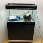 NISSO ニッソー 硝子水槽 ガラス水槽 水槽台付 ポンプ フィルター 照明 流木 フィルター未使用付き 水槽：W900×D450×H450mm