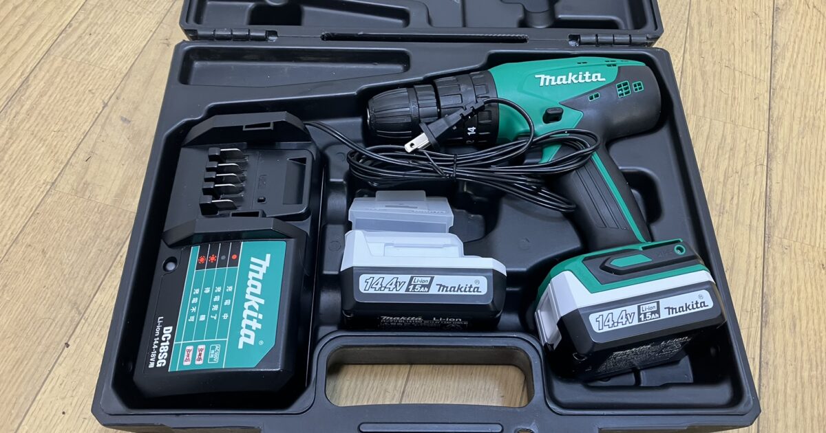 makita マキタ 充電式振動ドライバドリル M850D 14.4V バッテリー2個付き