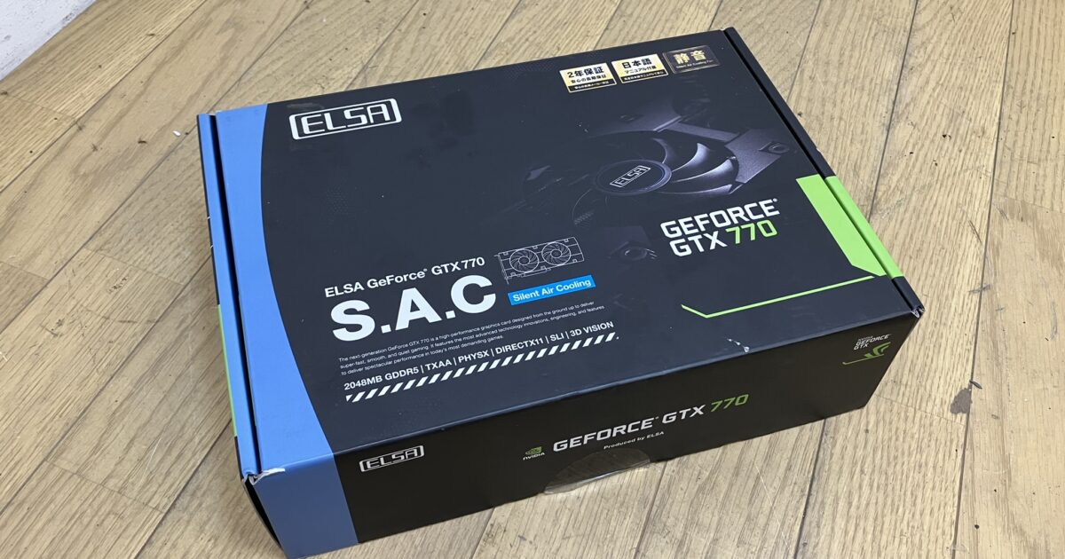 ELSA エルザ PCI-Express x16 ビデオカード GeForce GTX770 2GB 最大4画面 GDDR5 SDRAM