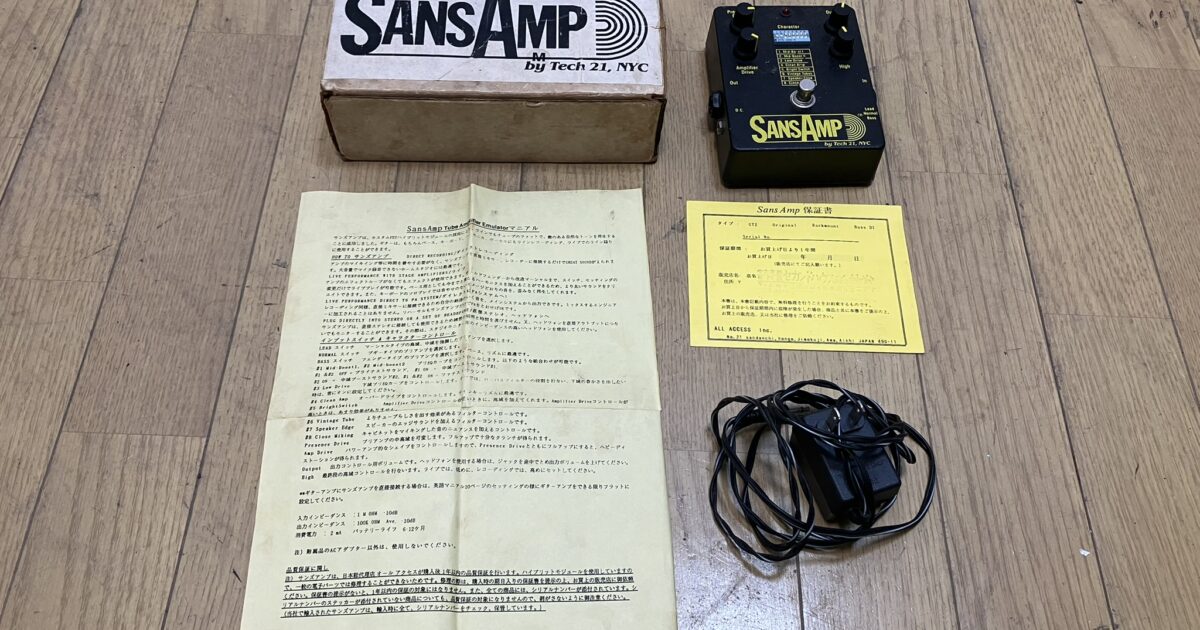 TECH21 NYC テック21 SANSAMP サンズアンプ アンプシミュレーター エフェクター