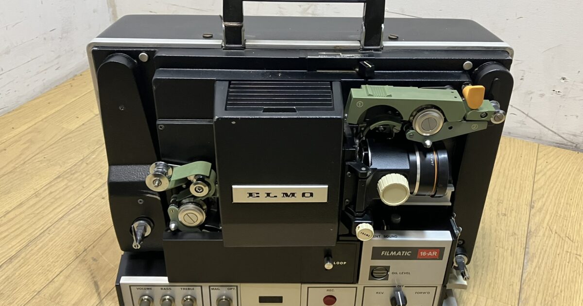 ELMO エルモ 16mm 映写機 16-AR 真空管 サウンドプロジェクター ランプ 回転動作確認済み