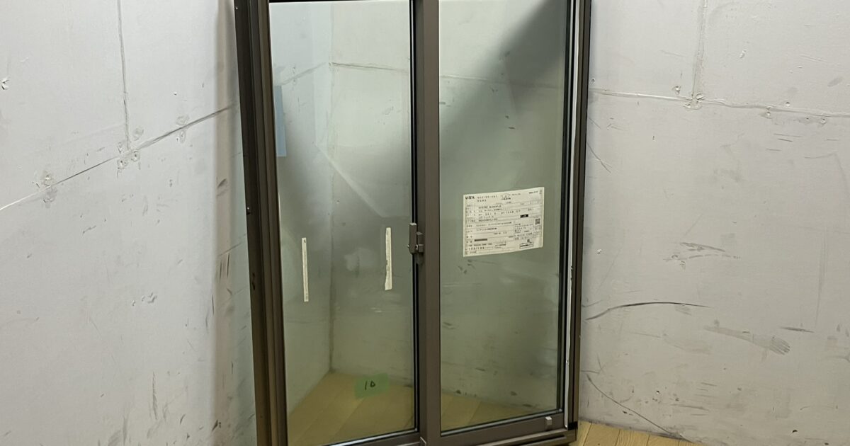 LIXIL リクシル 単体 引違い窓 半窓付 204 PVC AL サッシ 窓枠付 ペア 複層ガラス KK-071112-APDA