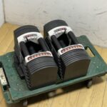 MOJEER 可変式 クイックダンベル ブロックダンベル 20kg 40.5kg×2 最小3kg～最大40.5kg 合計81.0kg