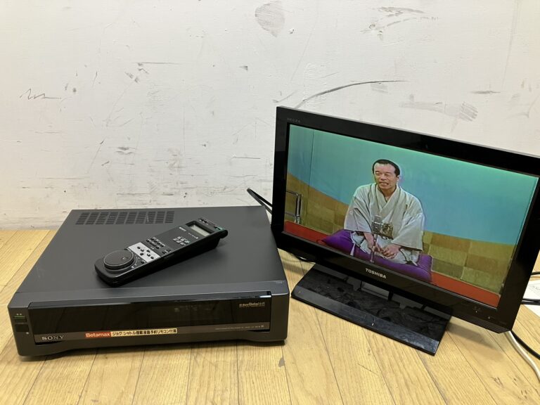 SONY ソニー 2000年製 ベータマックス デッキ ベータデッキ SL-200D Hi-Band Beta hi-fi リモコン付