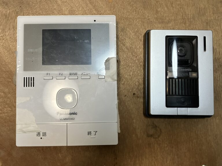 Panasonic パナソニック 玄関モニタ ドアホン VL-MWD302 VL-V522L-WS