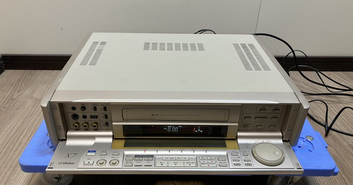 Victor ビクター S-VHSデッキ ビデオデッキ HR-X7 ジャンク