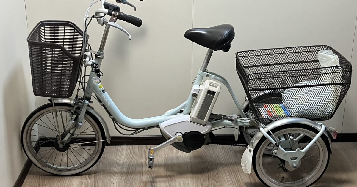 YAMAHA ヤマハ 電動アシスト自転車 PT16 PAS ワゴン 前18 後16型 内装3段変速