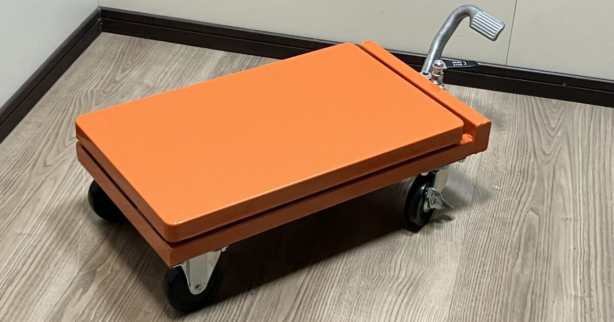 TRUSCO トラスコ 作業台 リフター 台車 HLLA-S120 耐荷重120kg テーブル 幅350長さ570mm