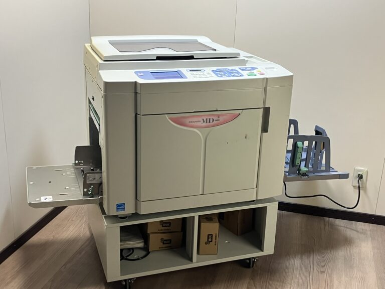 RISO 理想科学工業 RISOGRAPH 輪転機 印刷機 MD5450 グリーンドラム インク マスター付