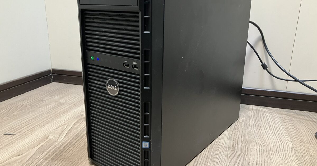 DELL デル サーバー PowerEdge T130 Xeon 通電確認済み OSなし モニタセット