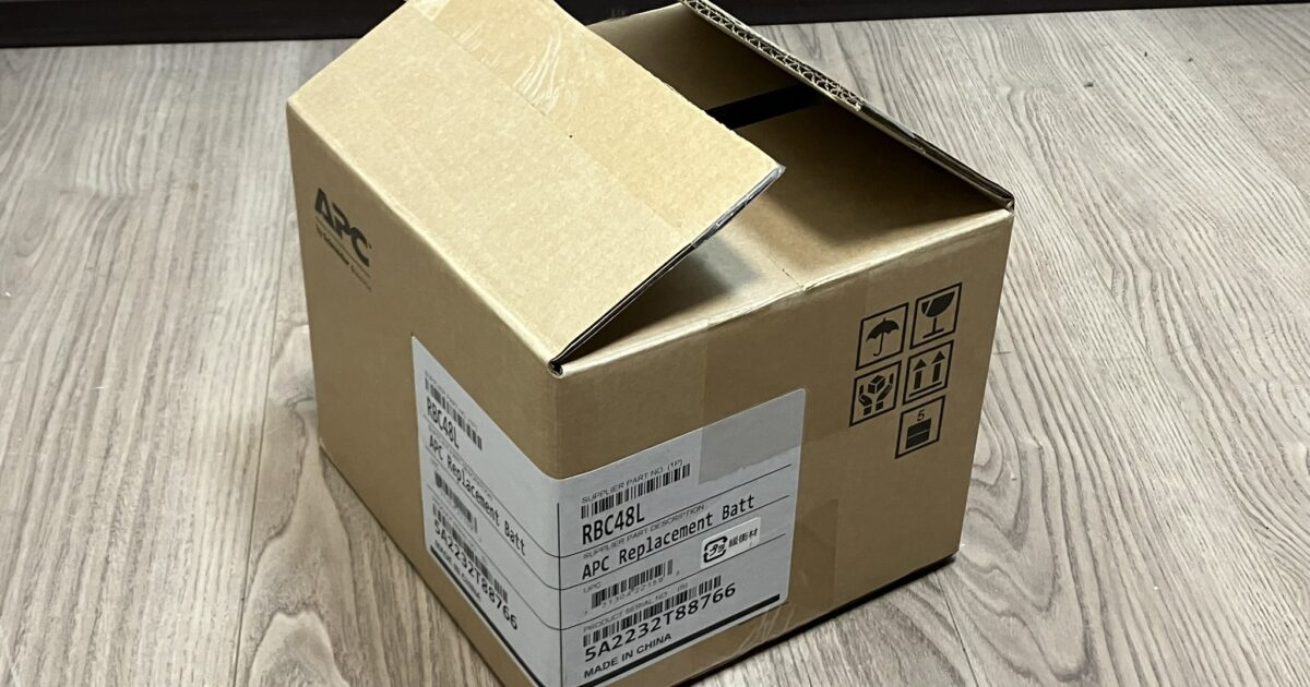 APC エーピーシー 交換用バッテリー RBC48L UPS 無停電電源装置SUA500JB SUA750JB用