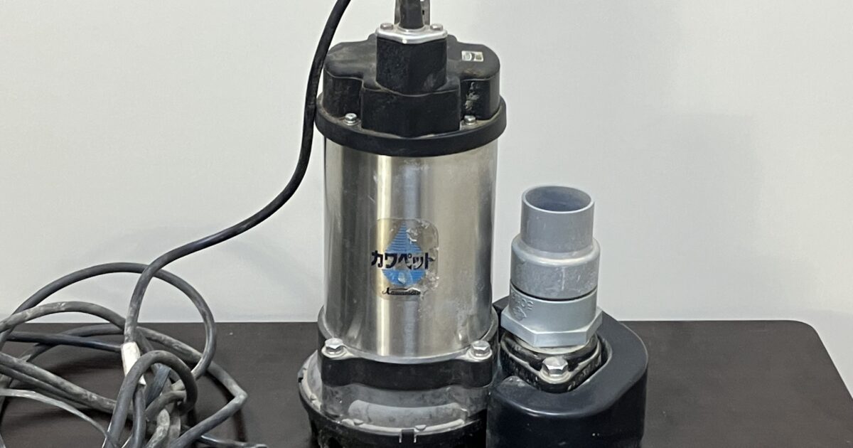 KAWAMOTO 川本製作所 非自動型 排水用水中ポンプ WUP3-505-0.4S 100V 50Hz