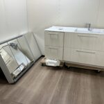 TOTO トートー 洗面化粧台 三面鏡 LBHA095BCGGG1H 人造大理石 W1400×D550mm エスクア