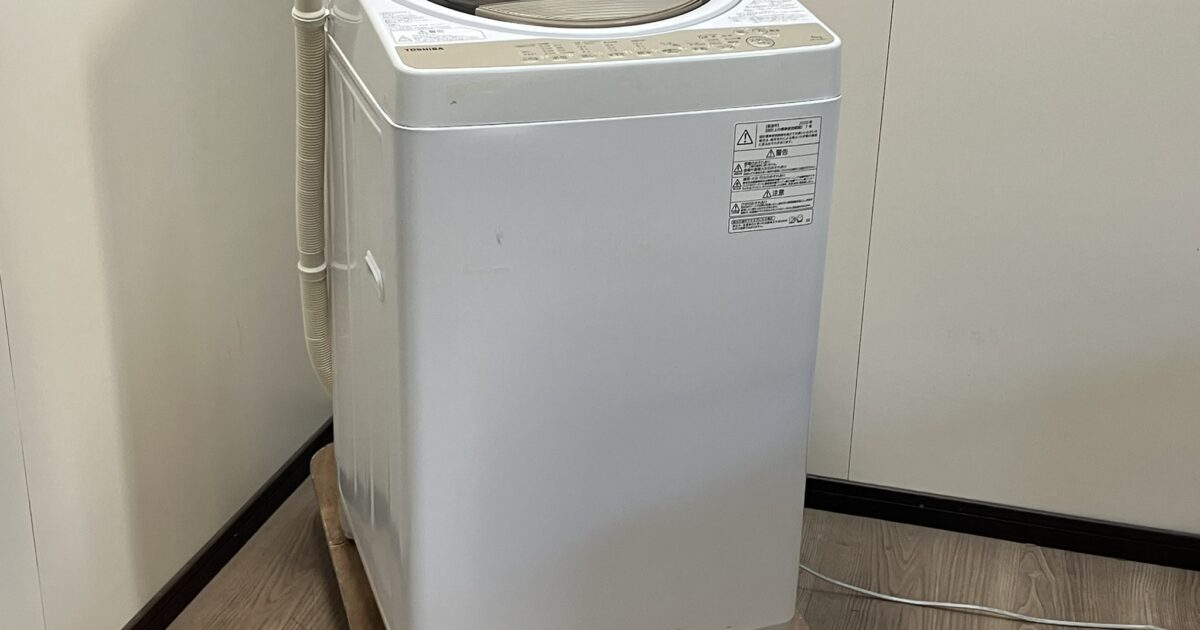 TOSHIBA 東芝 全自動 洗濯機 AW-6G8 2020年製