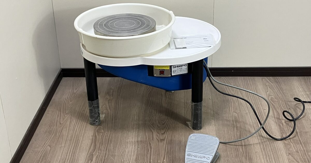 SHIMPO シンポ 電動ろくろ 陶芸ろくろ VL-Lite RK-55相当 ドべ受 無段変速 正回転 逆回転