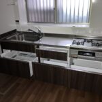 LIXIL リクシル W2300 I型システムキッチン レンジフード ビルトインガスコンロ