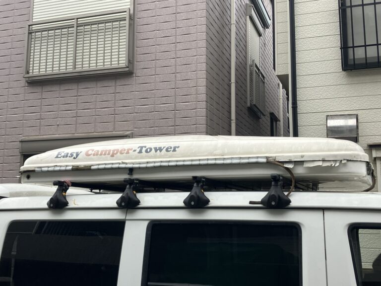 EASY CAMPER イージーキャンパー ルーフテント 車載テント EASY CAMPER TOWER ハシゴ付き
