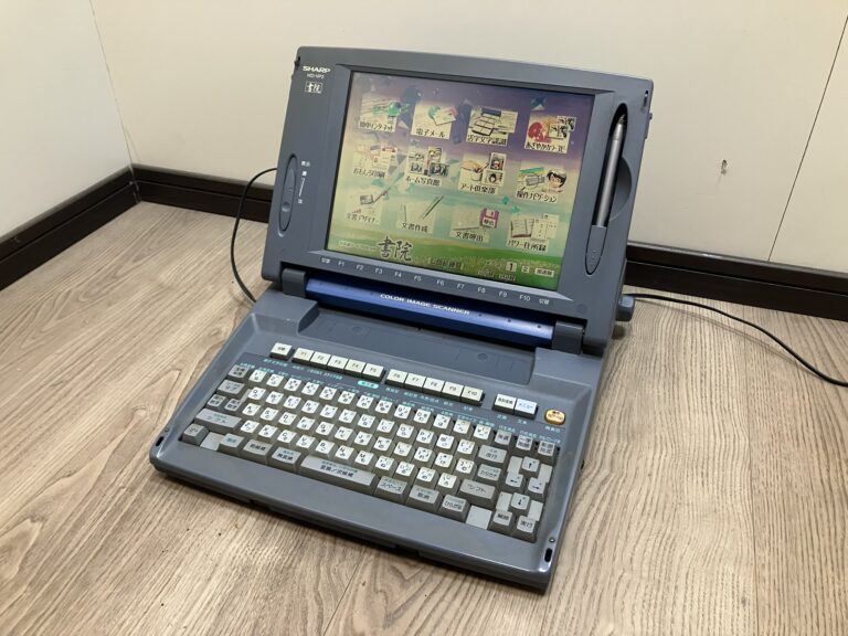 SHARP シャープ カラー液晶 ワードプロセッサー ワープロ 書院 WD-VP2 通電確認済み