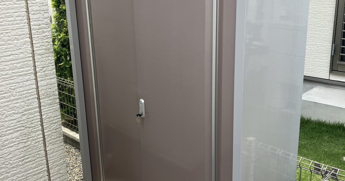 INABA イナバ スチール 物置 シンプリー W1320×D515×H1903mm 鍵付き 0.68m2 0.21坪可