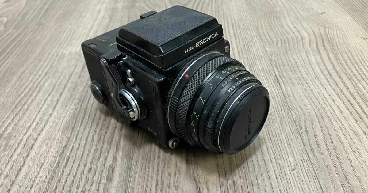 ZENZA BRONICA ゼンザブロニカ ETR S ZENZANON EII 1:2.8 f:75mm 中判カメラ フィルムカメラ