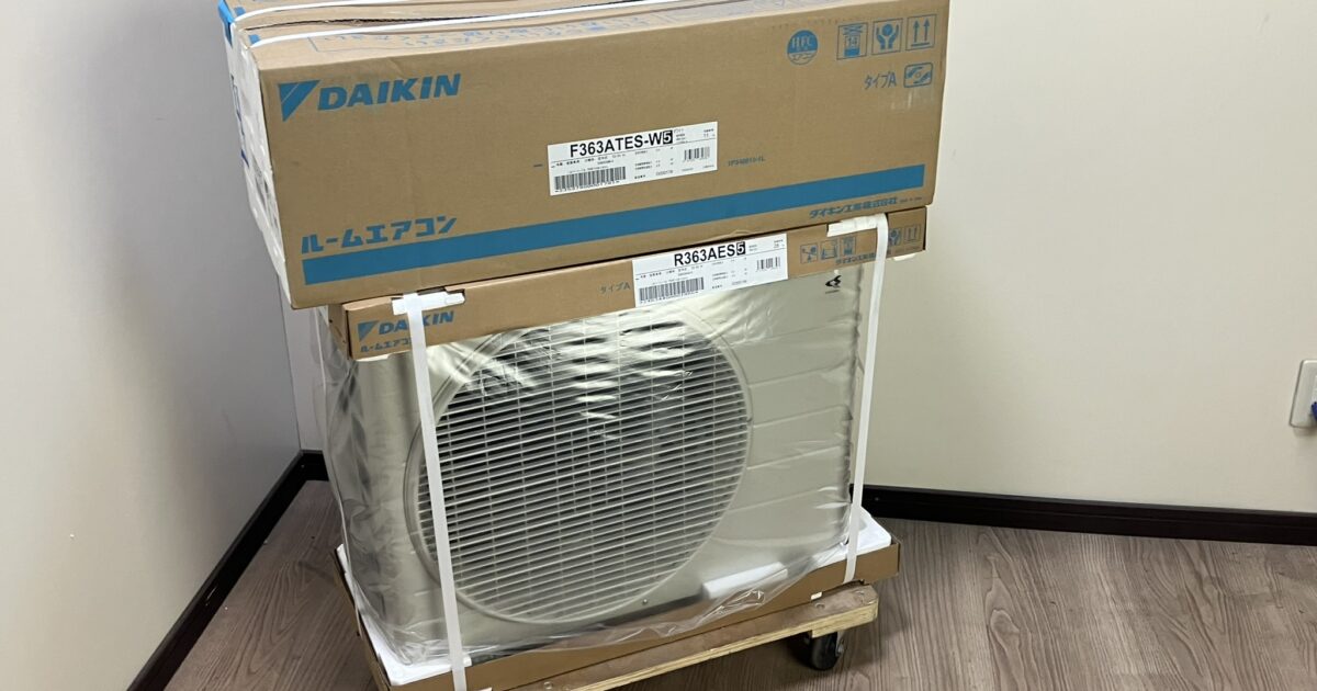 DAIKIN ダイキン 壁掛け エアコン F363ATES-W ストリーマ 風ないス運転 2023年製