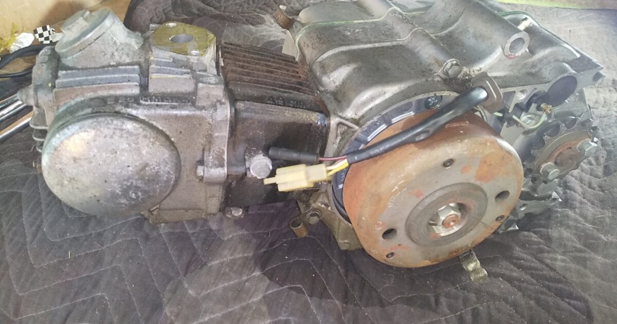 HONDA 本田 49cc エンジン 本体 AB26E ホンダ ダックス 圧縮確認済み