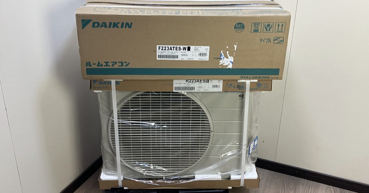 DAIKIN ダイキン エアコン 壁掛型 S223ATES-W ストリーマ 6畳用 2023年製 100V 冷暖房