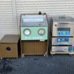いわはし サンドブラストマシン コンプレッサー HITACHI アート・ブラスター UV 露光機 シルクスクリーン Relief Mate